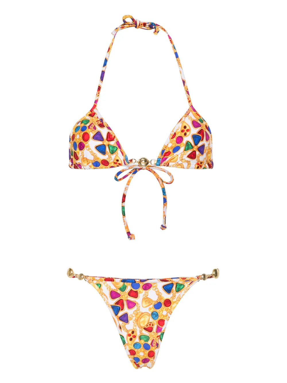 Geometric-Print Bikini