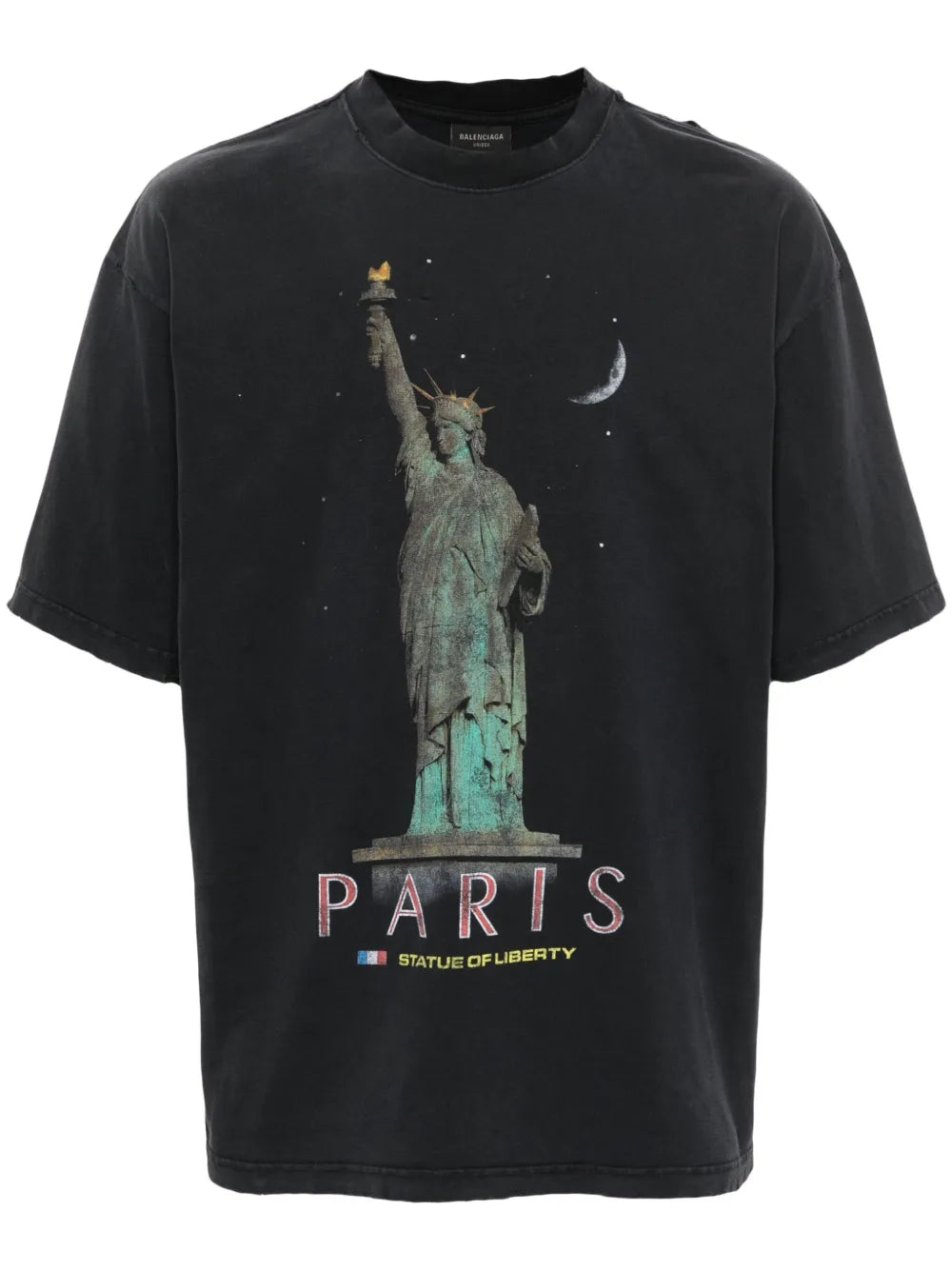 Paris Liberty Distressed T-Shirt