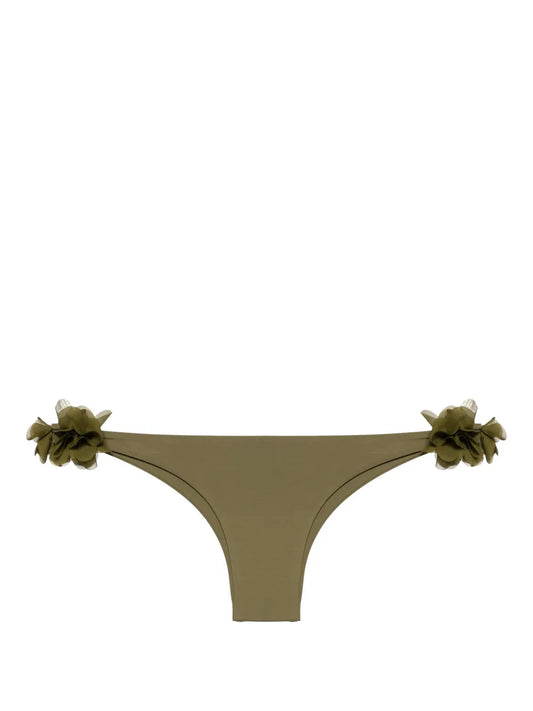 Rasha Floral-Appliqué Bikini Bottom