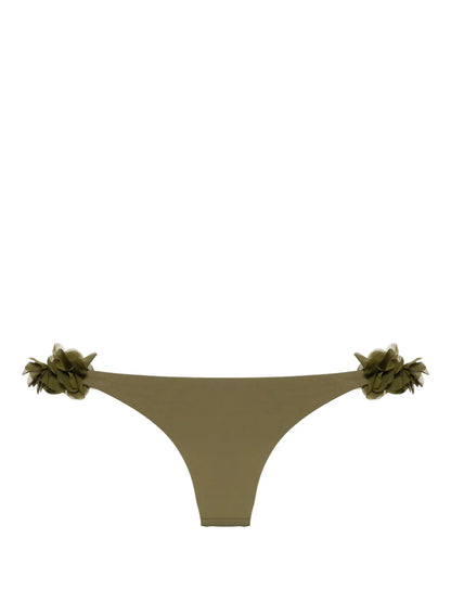 Rasha Floral-Appliqué Bikini Bottom