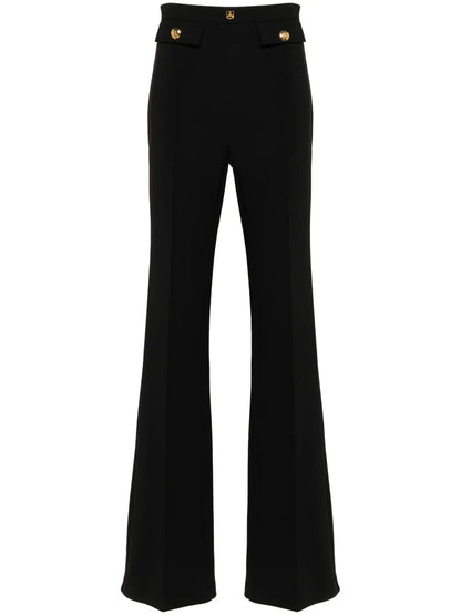 Logo-Plaque Flared Trousers