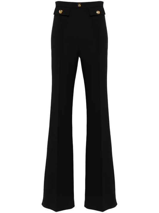 Logo-Plaque Flared Trousers