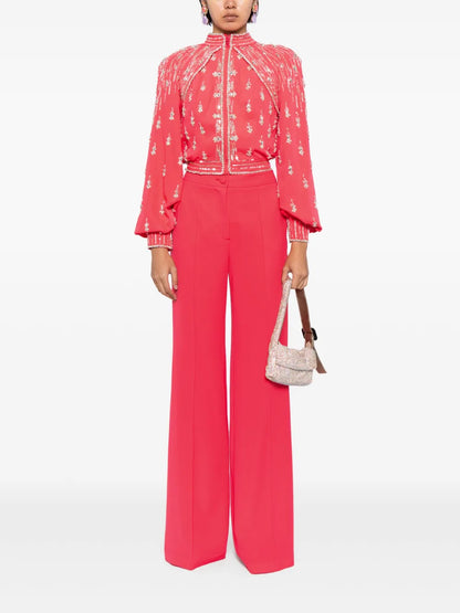 Long-Leg Straight Trousers