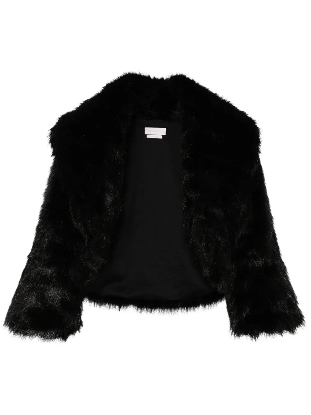 Cropped Faux-Fur Jacket