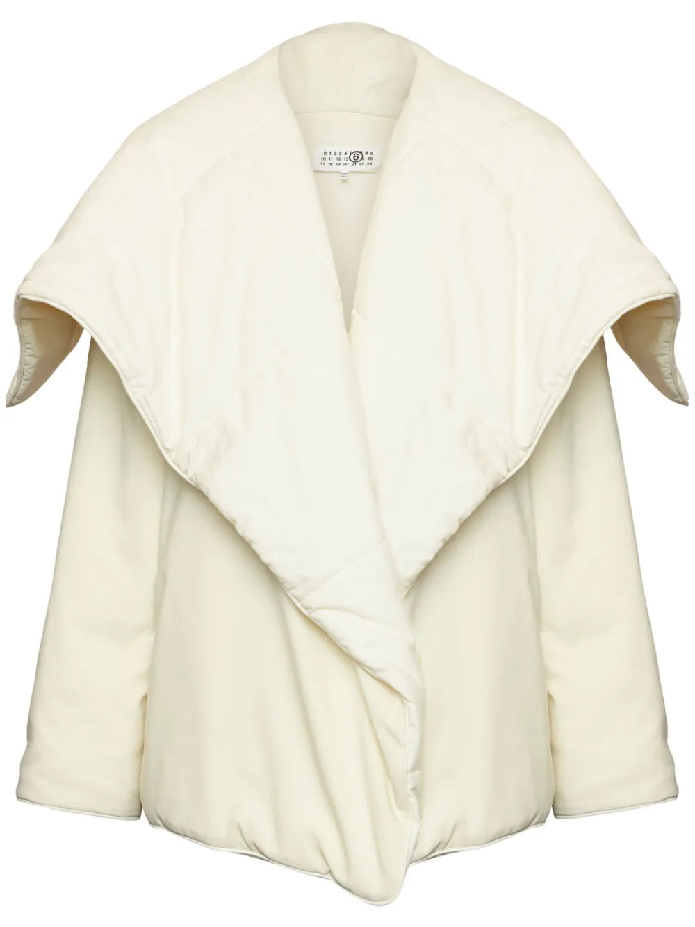 Oversize-Collar Padded Jacket