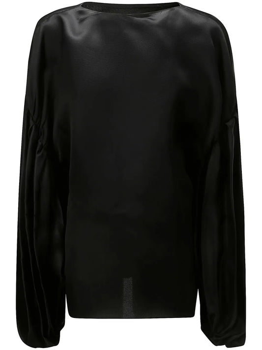 Quico Puff-Sleeve Silk Blouse