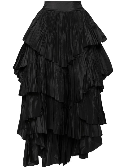 Layered Asymmetric Skirt