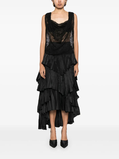 Lace Draped Top