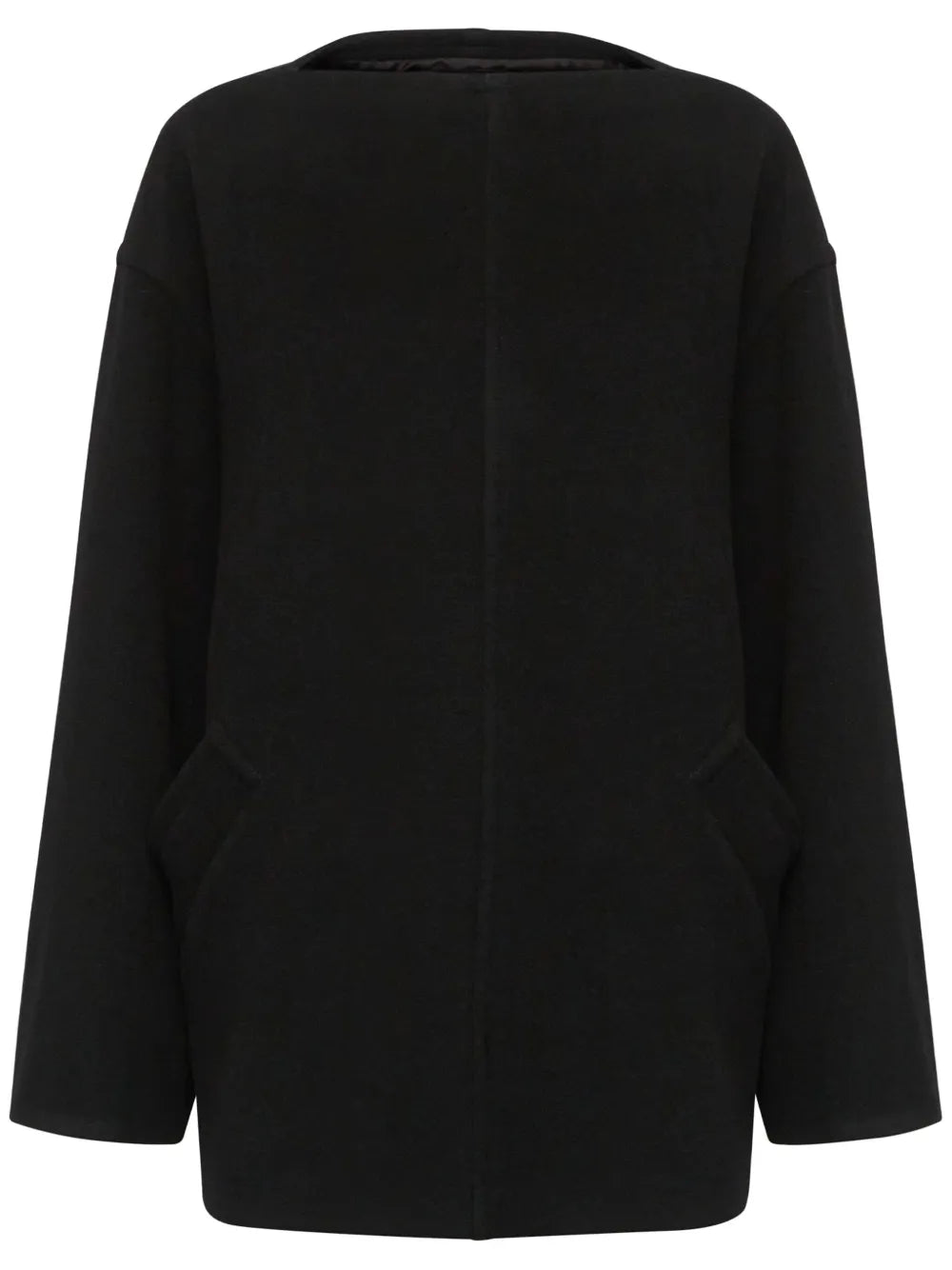 Single-Stitch Felted Sweatshirt