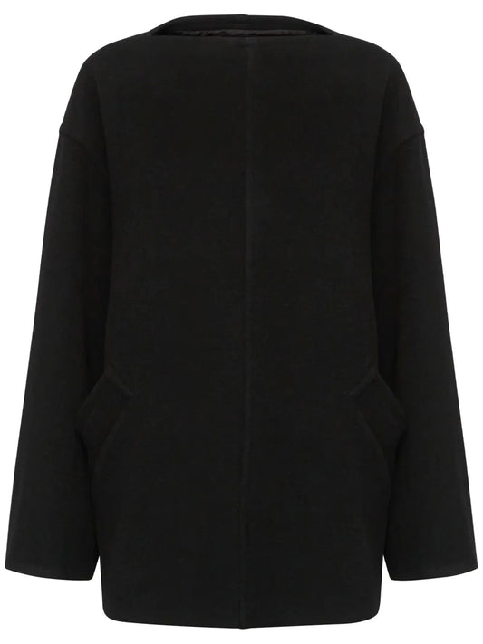 Single-Stitch Felted Sweatshirt