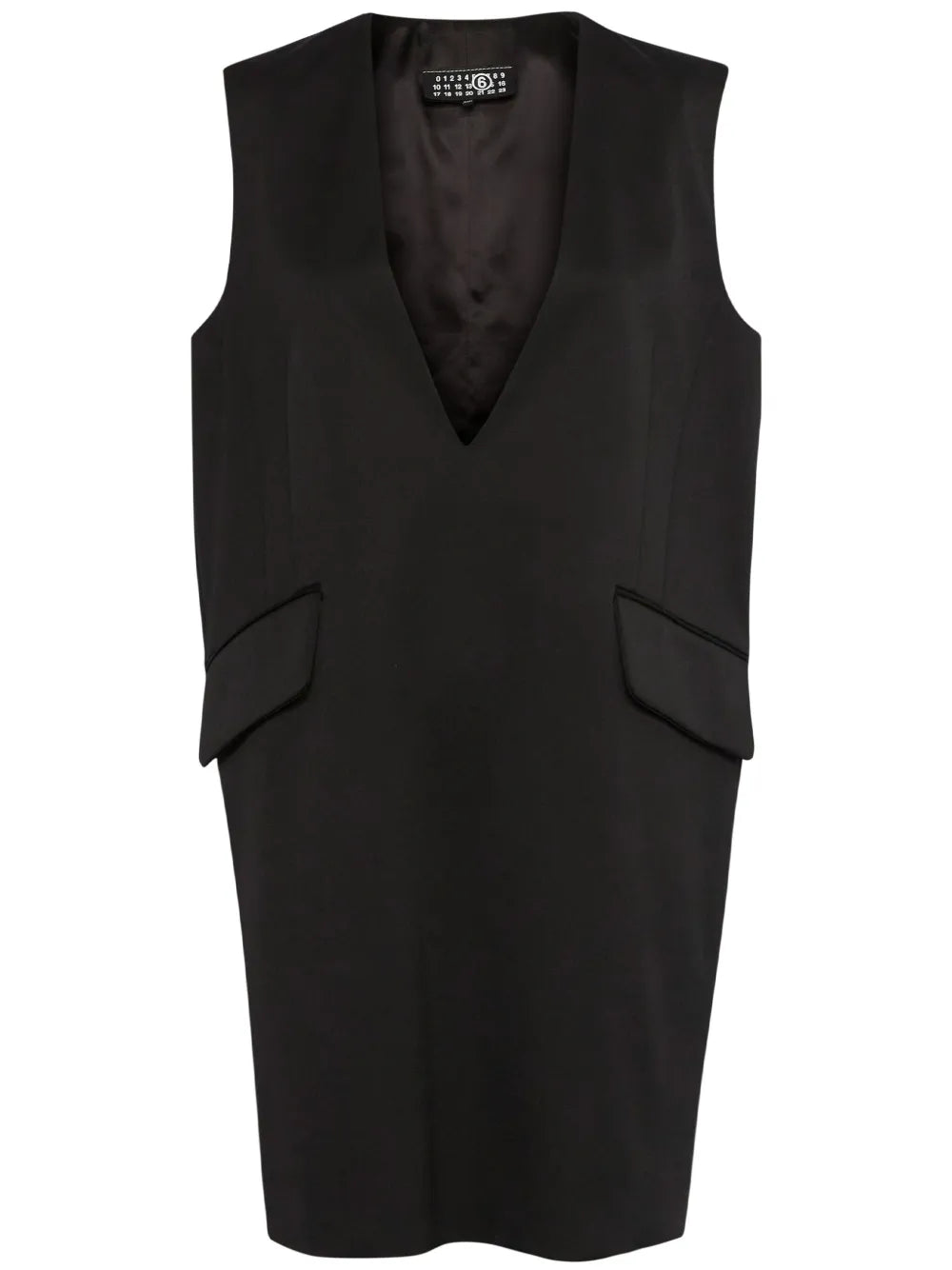 Plunging V-Neck Mini Dress