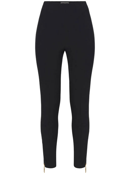 Side-Zip Skinny Trousers