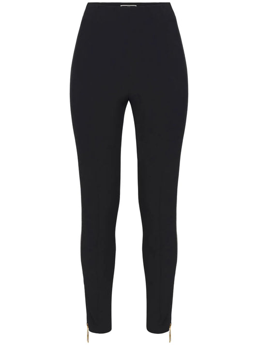 Side-Zip Skinny Trousers