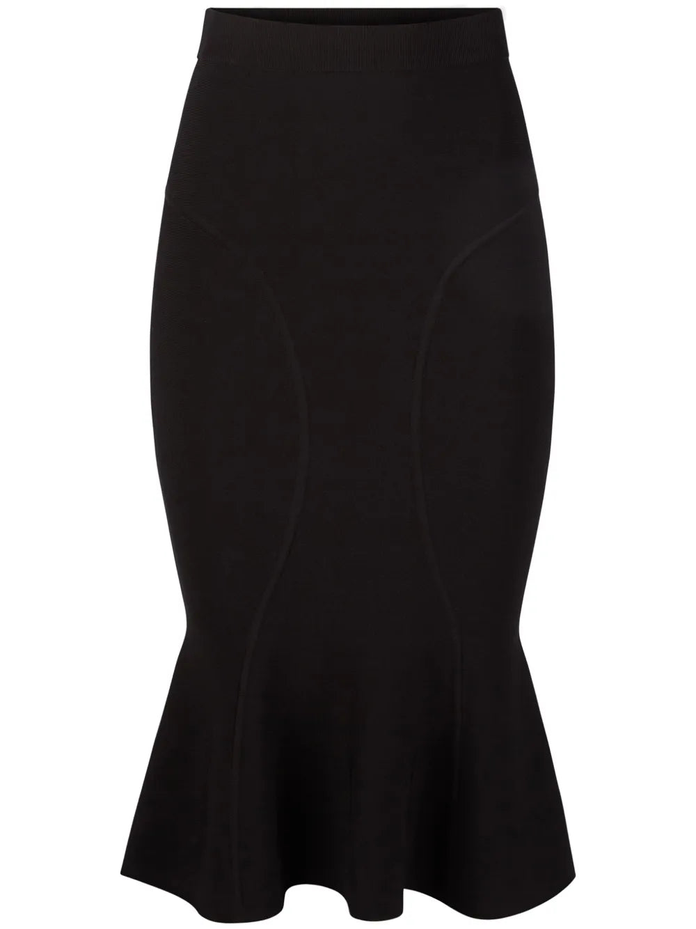 High-Waisted Mermaid Midi Skirt