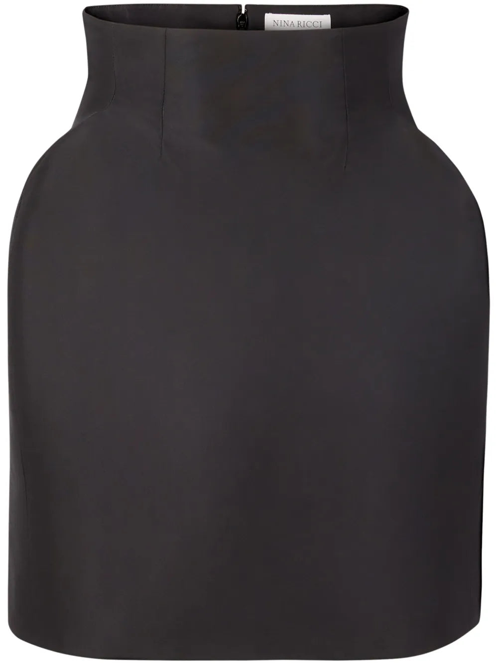 Taffeta High-Waisted Mini Skirt