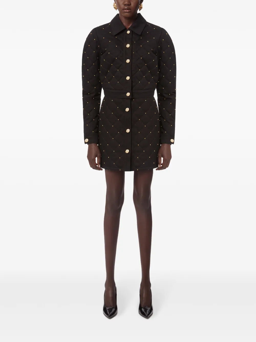 Studded Quilted Jacket