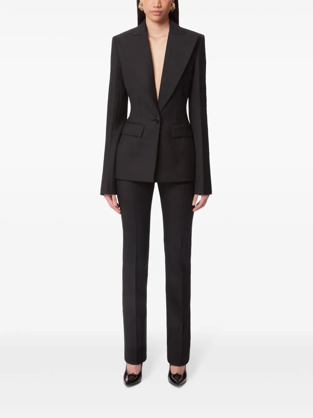 Double-Breasted Wool Blazer