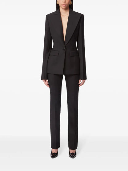 Double-Breasted Wool Blazer