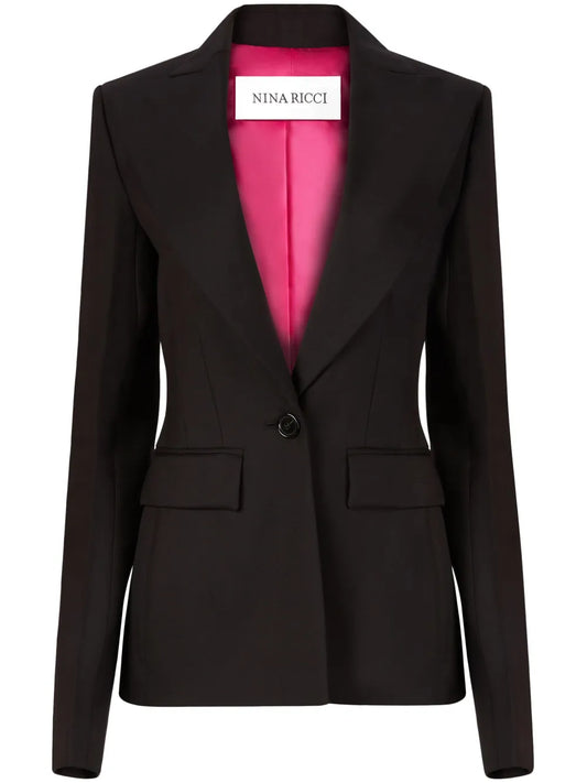 Double-Breasted Wool Blazer