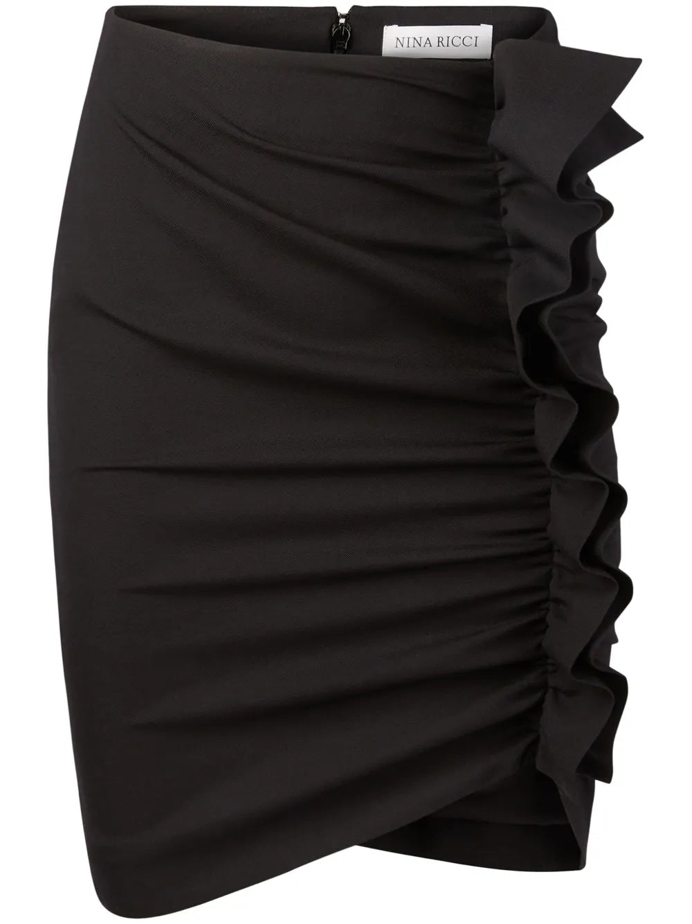 Draped Ruffle Skirt