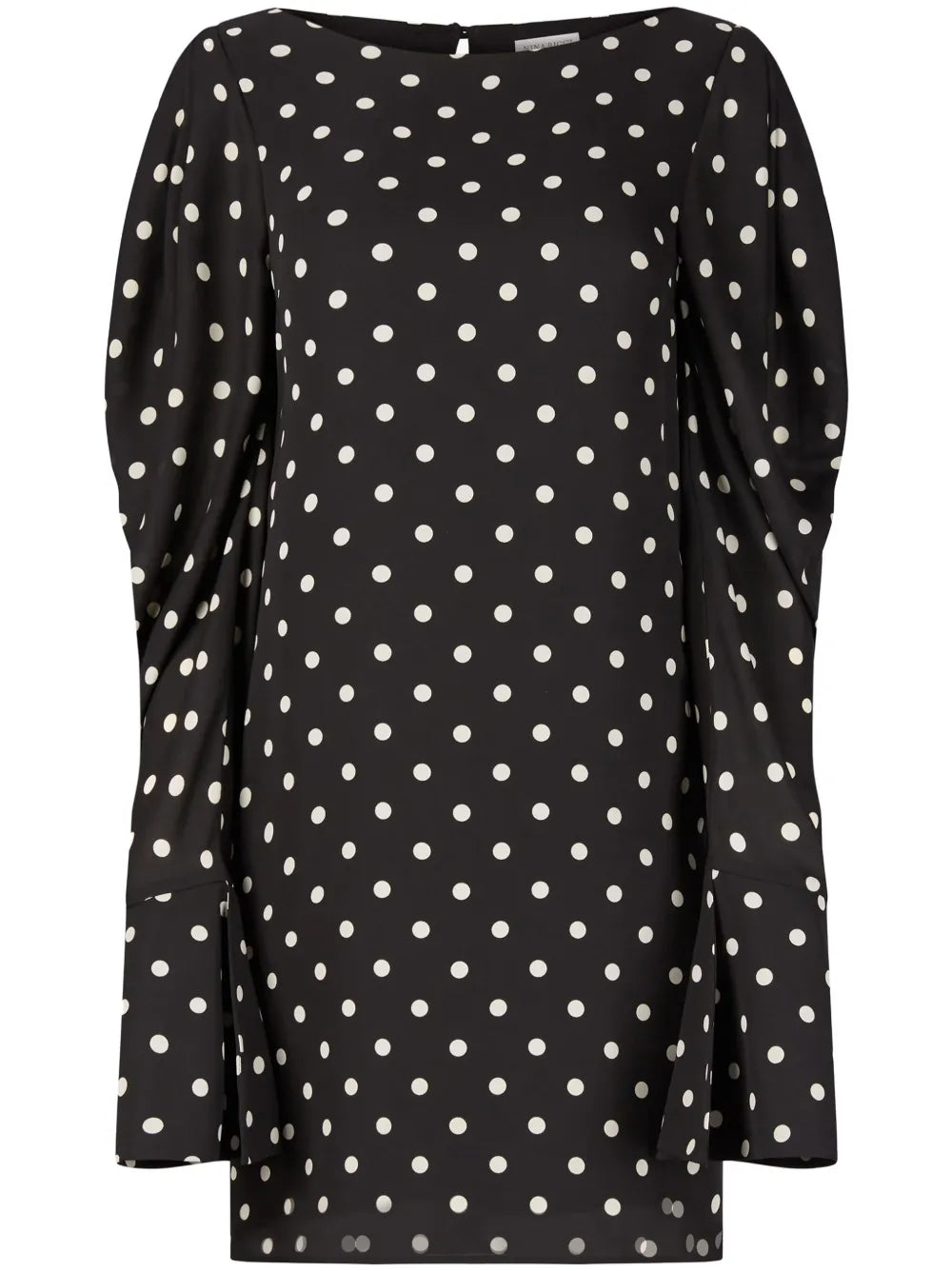 Polka-Dot Print Shift Dress