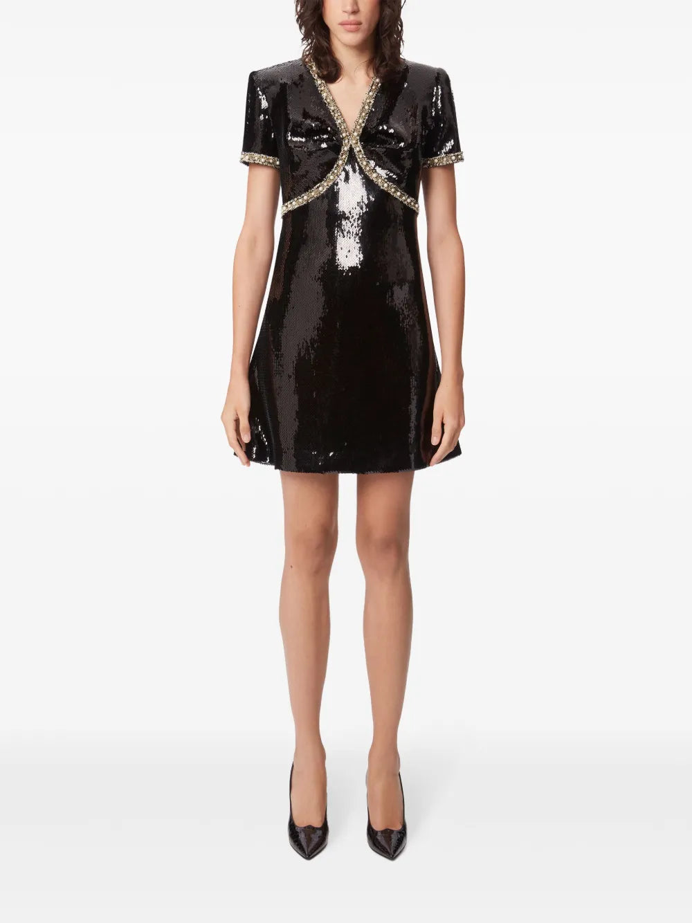 Sequin-Design Mini Dress