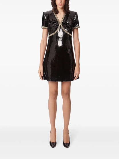 Sequin-Design Mini Dress