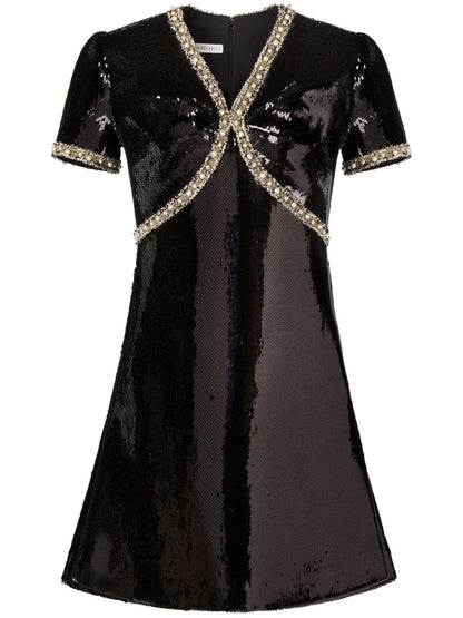 Sequin-Design Mini Dress