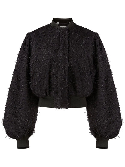 Cropped Bomber Jacket