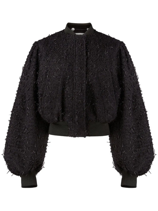 Cropped Bomber Jacket