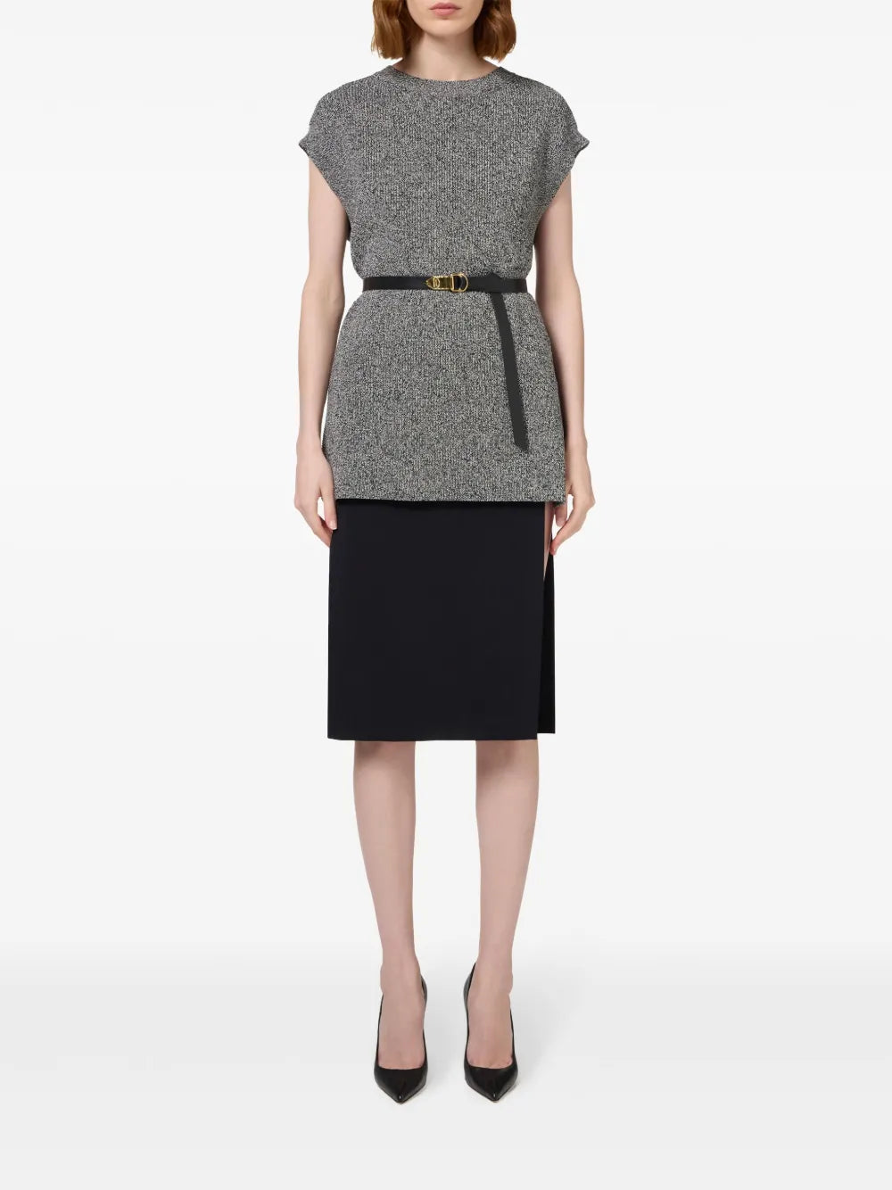 Layered Midi Skirt