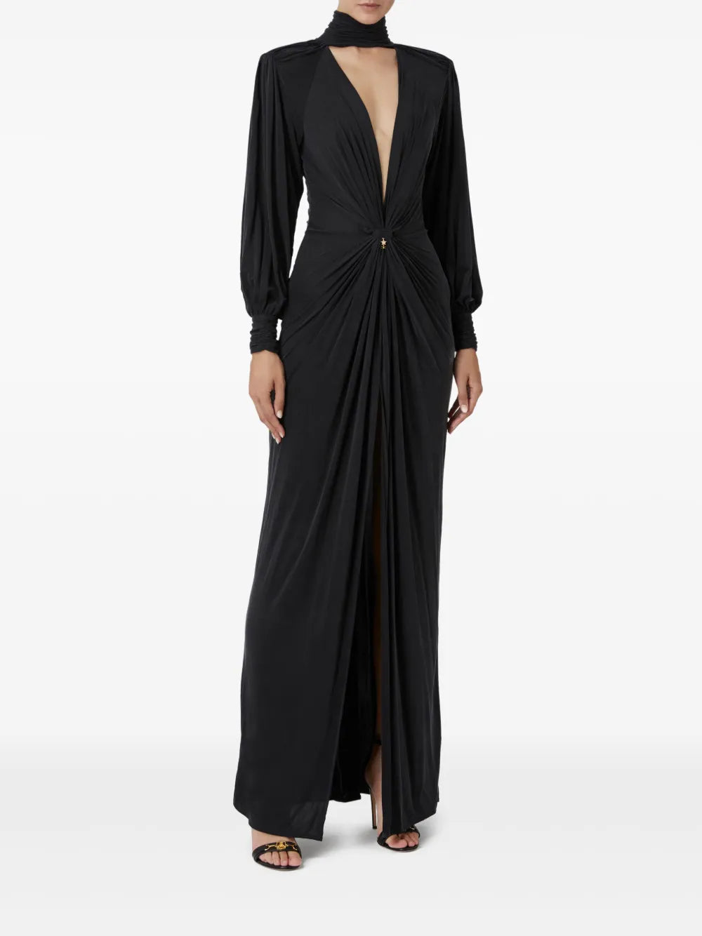 Red Carpet Jersey Knot Dress