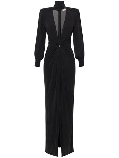 Red Carpet Jersey Knot Dress