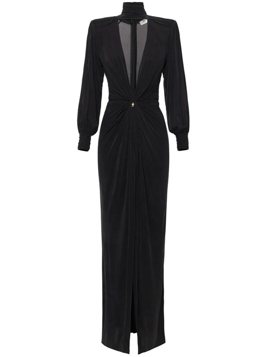 Red Carpet Jersey Knot Dress