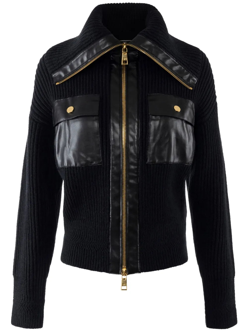 Fisherman'S Zipped Cardigan