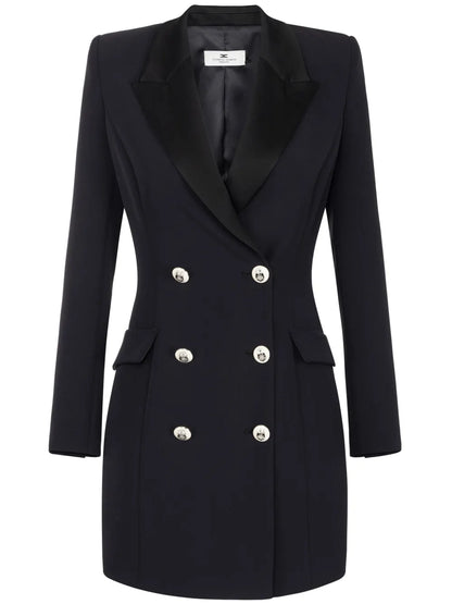 Double-Breasted Coat Dress