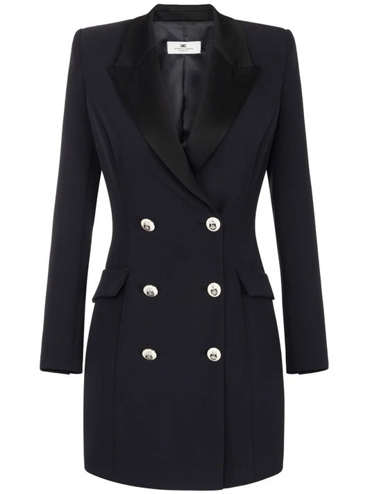 Double-Breasted Coat Dress