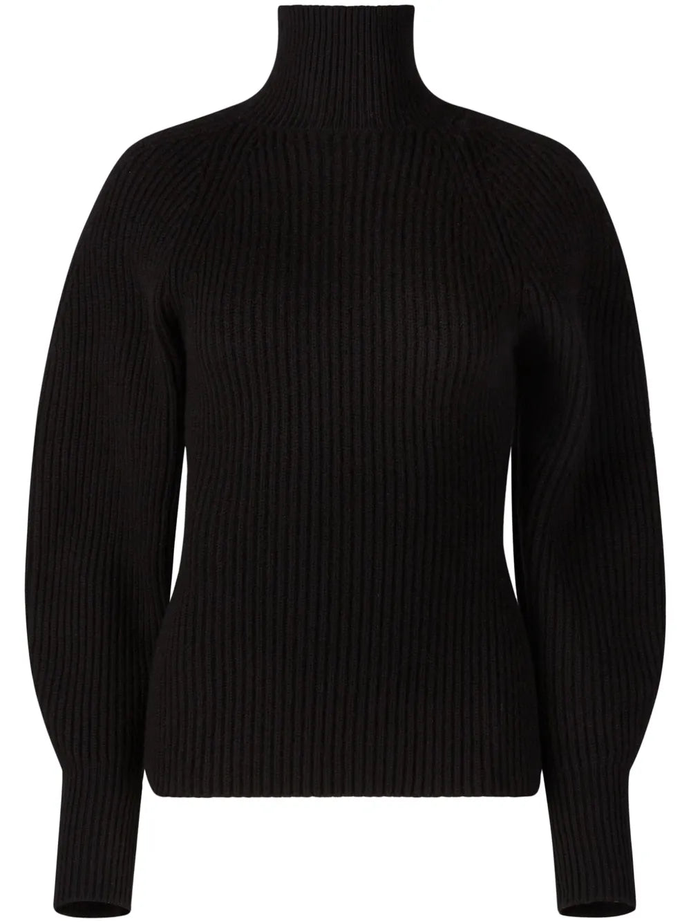 High-Neck Wool-Blend Jumper