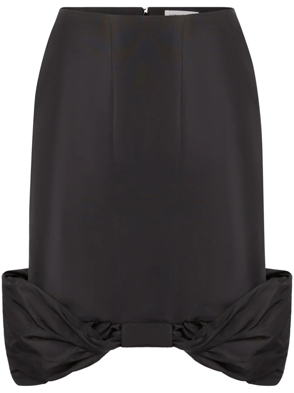 Bow Detailed Midi-Skirt