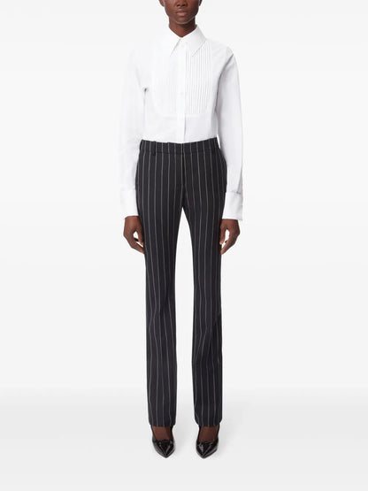 Pinstripe Wool Pants