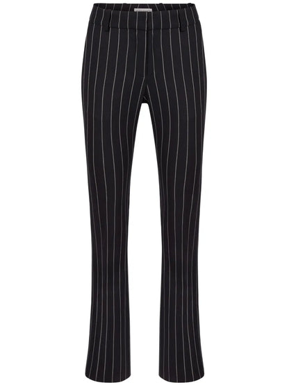 Pinstripe Wool Pants