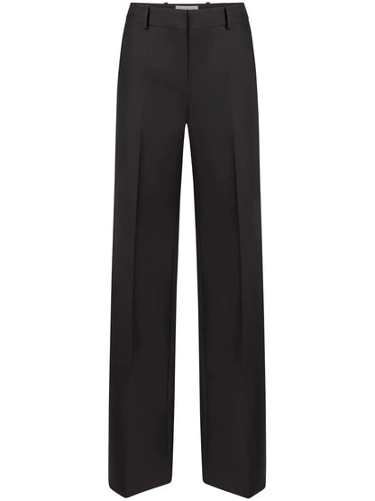 Wide-Leg Wool Trousers