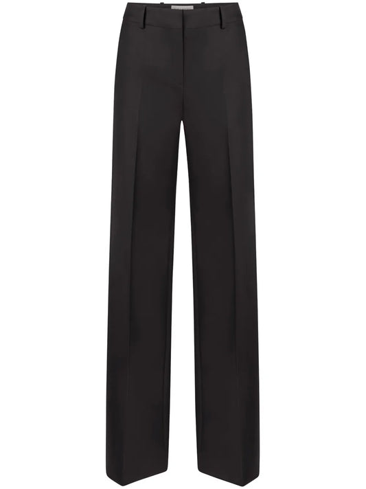 Wide-Leg Wool Trousers