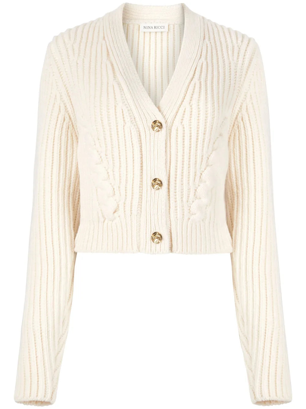 V-Neck Knit Cardigan