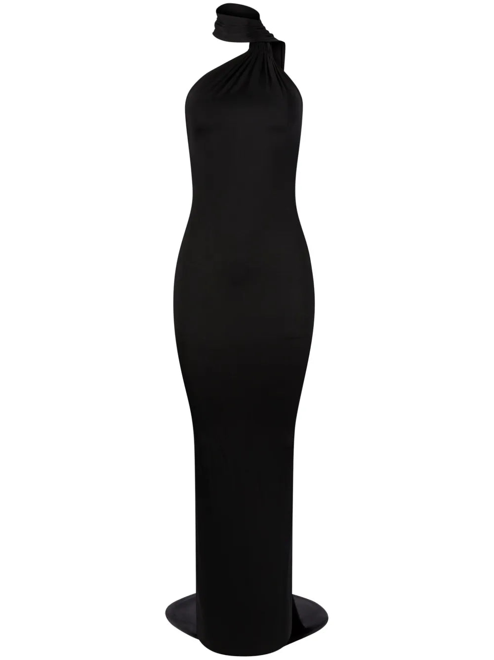 Scarf-Detailing Halterneck Maxi Dress