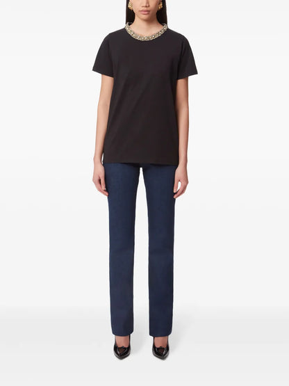 Beaded Detailing T-Shirt