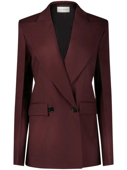 Double-Breasted Wool Blazer