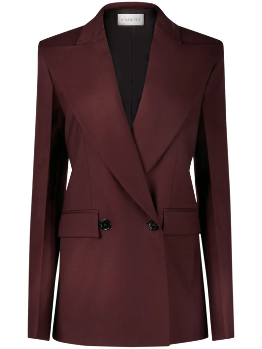 Double-Breasted Wool Blazer