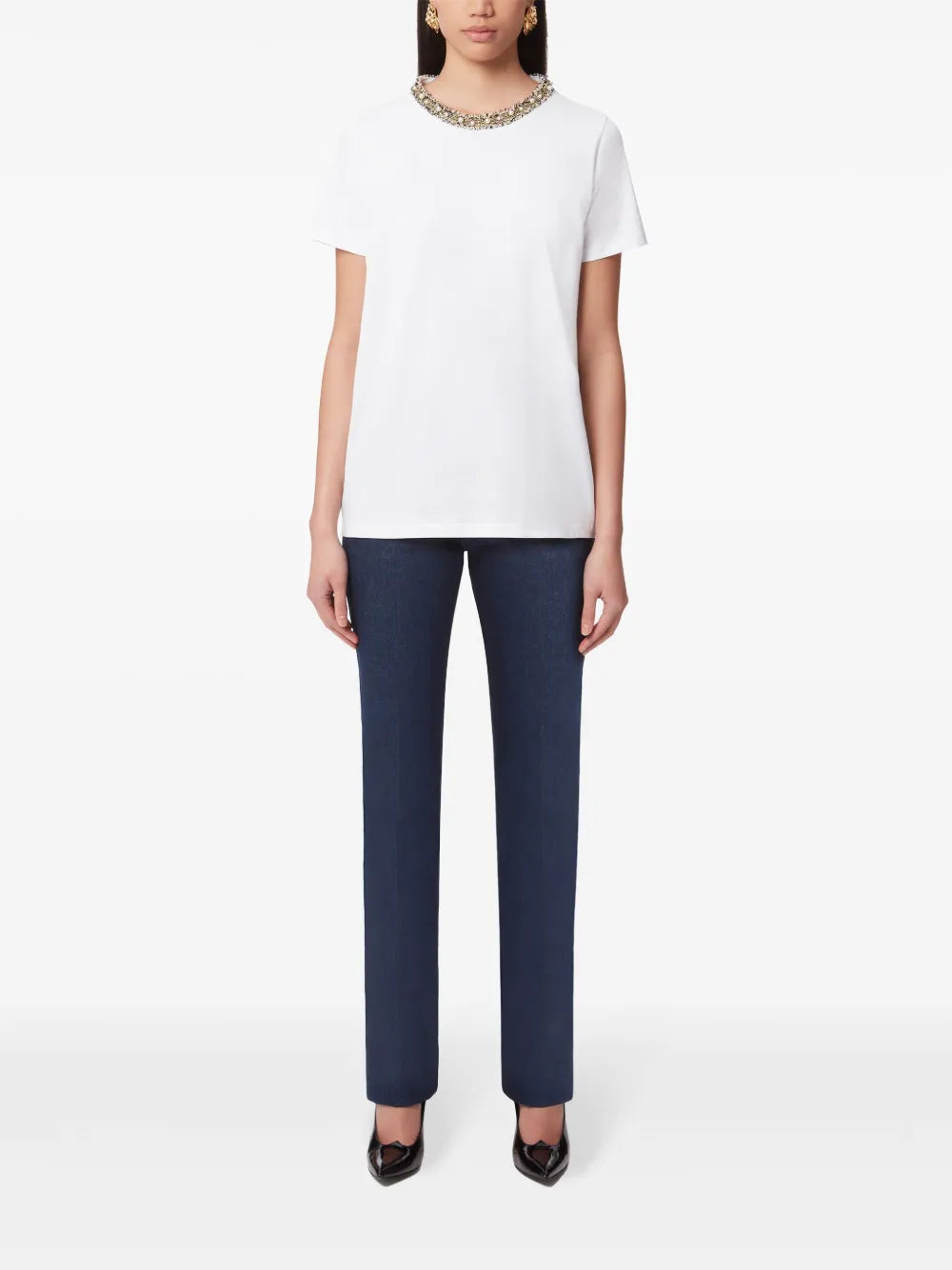 Beaded Detailing T-Shirt