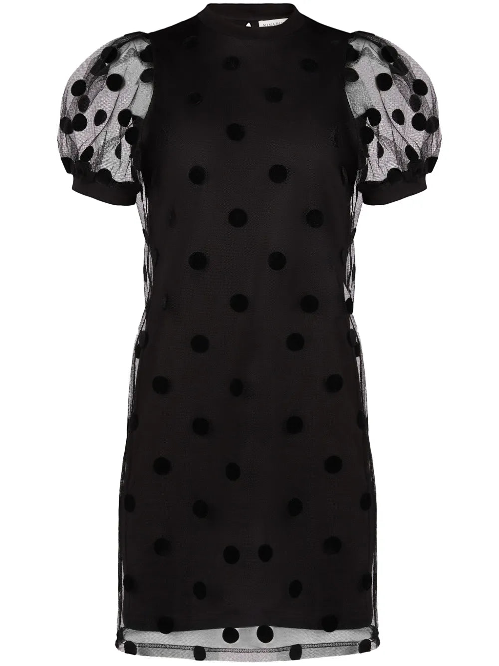 Polka-Dot Pattern Mini Dress